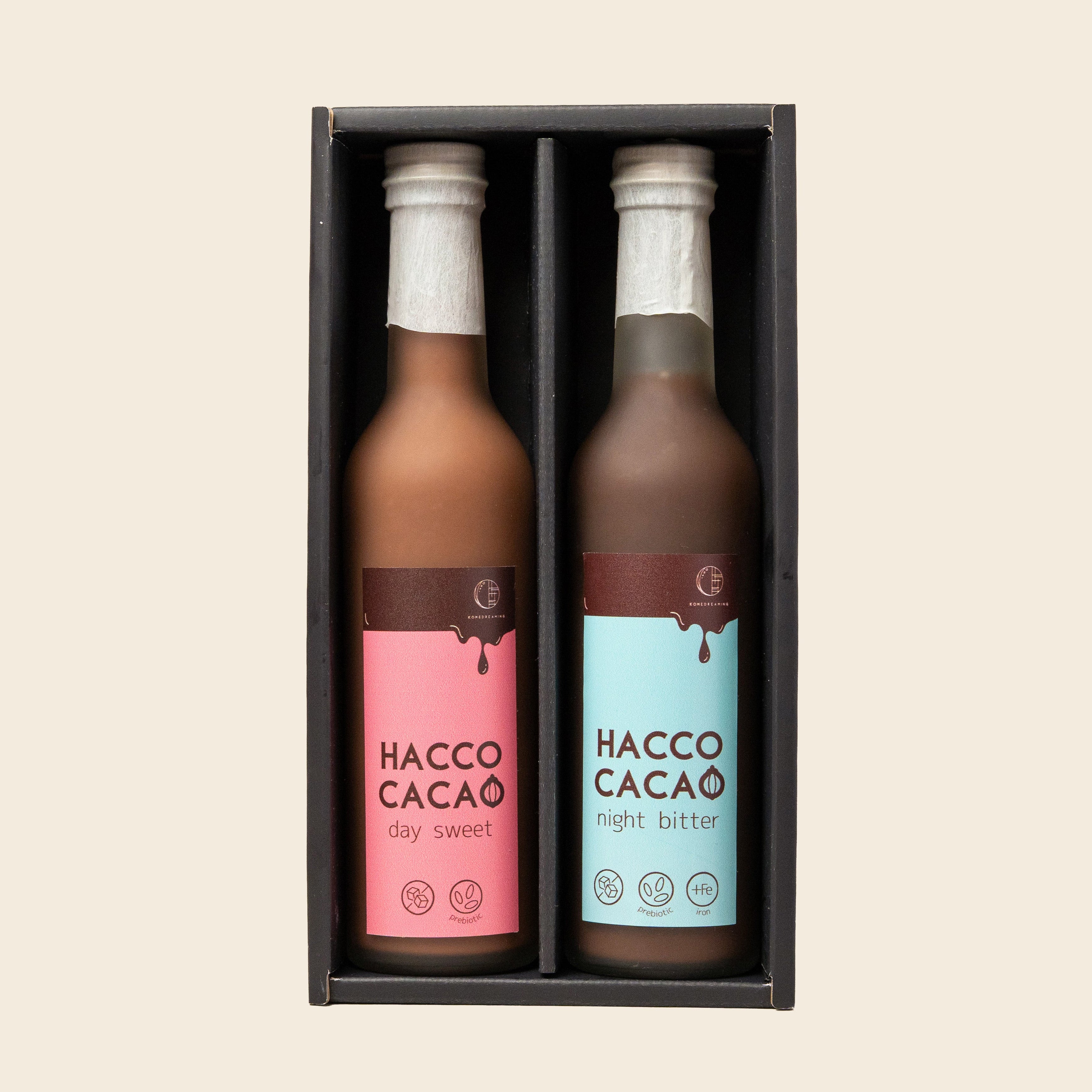 ギフト用】HACCO CACAO day sweet & night bitter 2種セット 箱入り