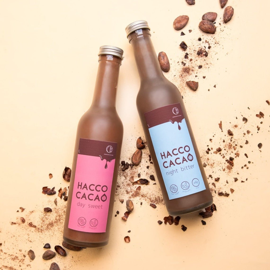 ギフト用】HACCO CACAO day sweet & night bitter 2種セット 箱入り